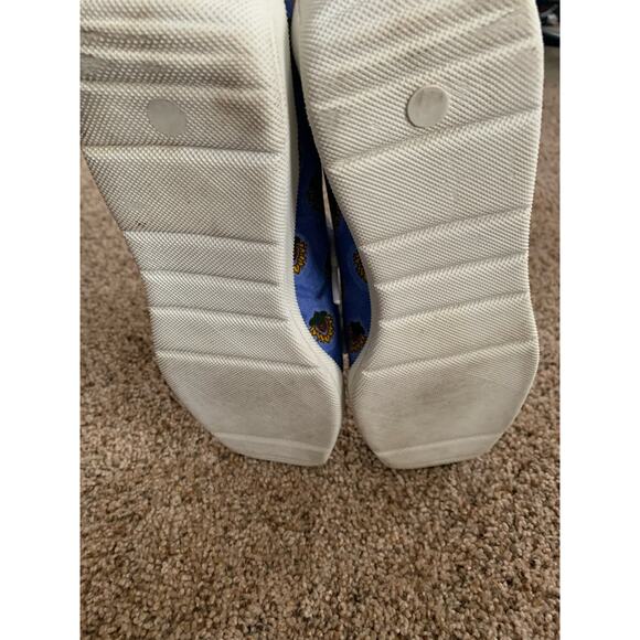 Moods Paul Mayer Made in Spain Boho Beige Paisley Shoe Lace Up Womens Size 7.5 B - Picture 8 of 9